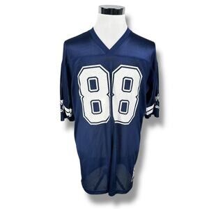NFL Player Dallas Cowboys Dez Bryant #88 Jersey Men’s XL Blue V-Neck Pullover